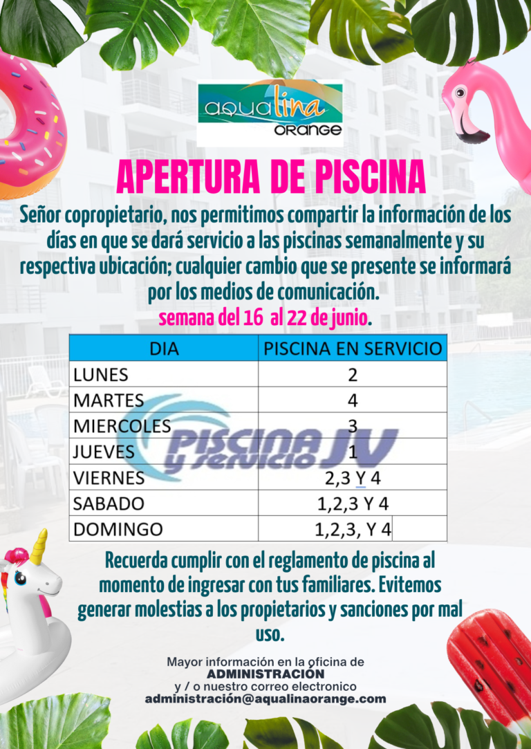 Invitación virtual fiesta en la piscina neón rosa y verde (23)